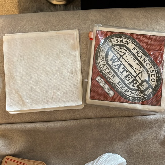 16 New Vintage San Francisco Paper Napkins, true collectible, very rare, new, - Picture 3 of 7